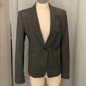 Ann Taylor size 2 suit jacket gray and black